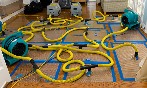 Professional Storm Water Damage Restoration technician working in Revere, MA